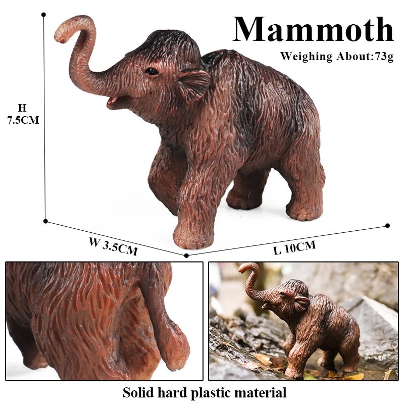 African Elephant Model Figurine – Realistic PVC Wildlife Animal - Onlytenbucks.com