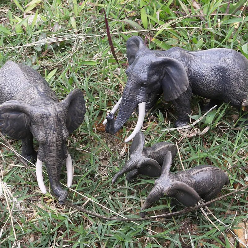 African Elephant Model Figurine – Realistic PVC Wildlife Animal - Onlytenbucks.com