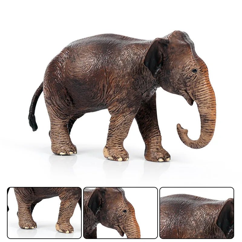 African Elephant Model Figurine – Realistic PVC Wildlife Animal - Onlytenbucks.com