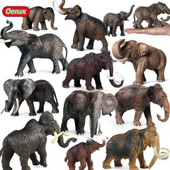 African Elephant Model Figurine – Realistic PVC Wildlife Animal - Onlytenbucks.com