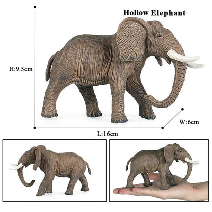 African Elephant Model Figurine – Realistic PVC Wildlife Animal - Onlytenbucks.com