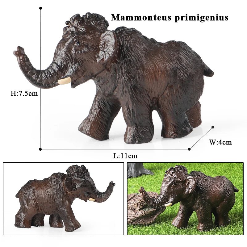 African Elephant Model Figurine – Realistic PVC Wildlife Animal - Onlytenbucks.com