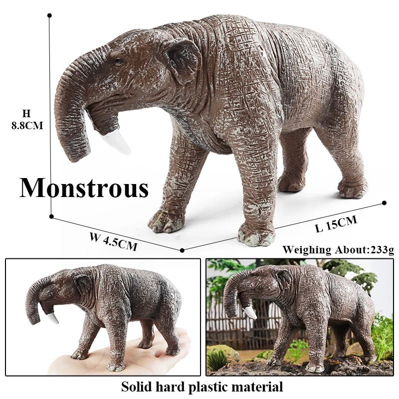 African Elephant Model Figurine – Realistic PVC Wildlife Animal - Onlytenbucks.com