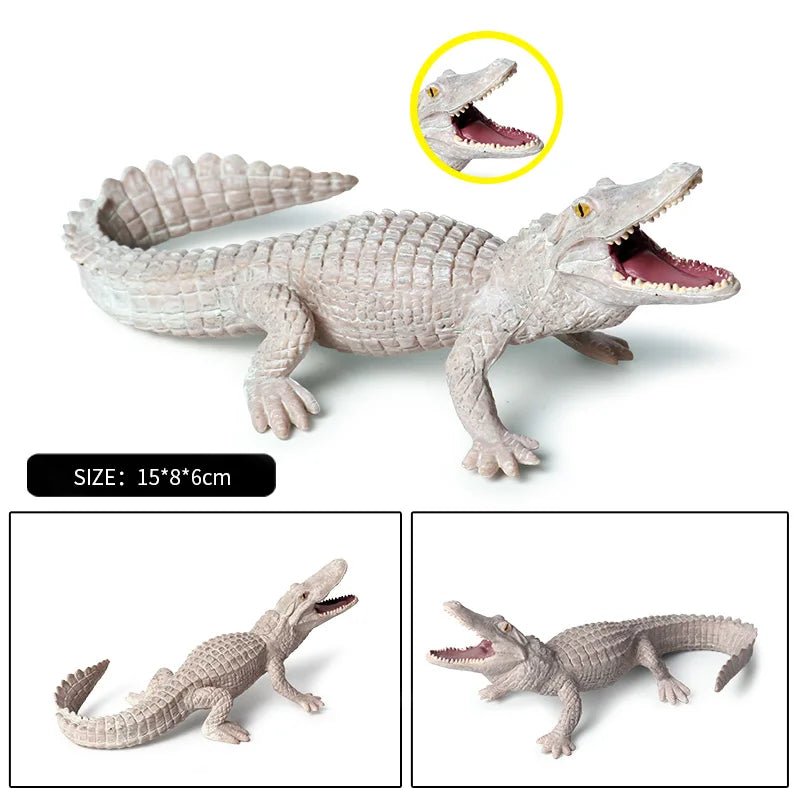 Sarcosuchus Crocodile Action Figure – Hand - Painted Wild Animal Model - Onlytenbucks.com