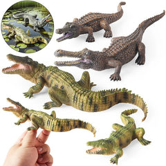 Sarcosuchus Crocodile Action Figure – Hand - Painted Wild Animal Model - Onlytenbucks.com