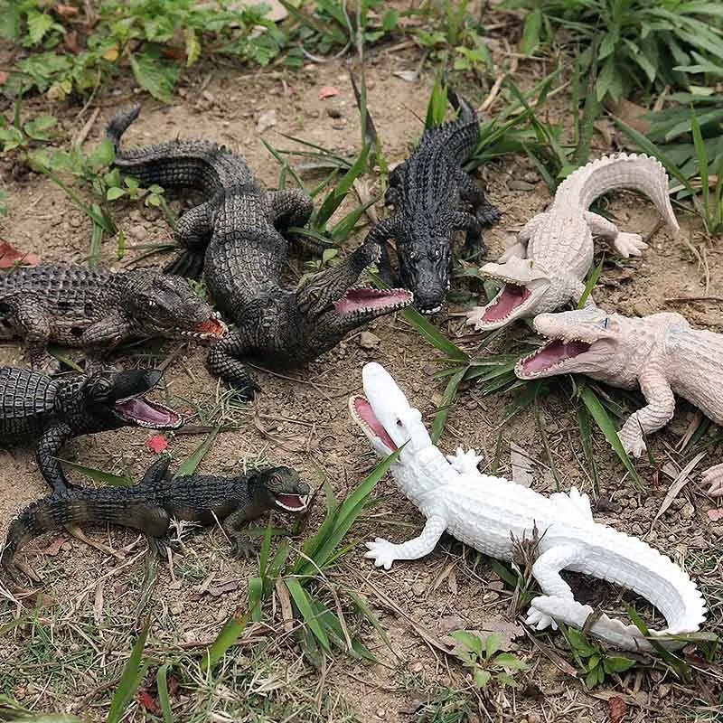 Sarcosuchus Crocodile Action Figure – Hand - Painted Wild Animal Model - Onlytenbucks.com
