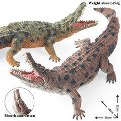 Sarcosuchus Crocodile Action Figure – Hand - Painted Wild Animal Model - Onlytenbucks.com