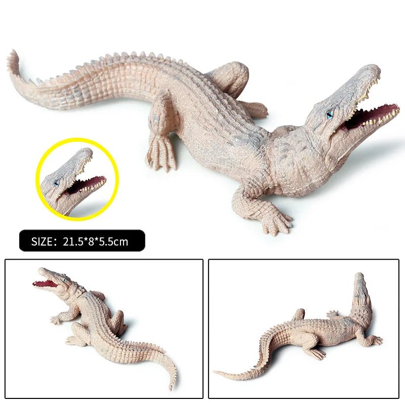 Sarcosuchus Crocodile Action Figure – Hand - Painted Wild Animal Model - Onlytenbucks.com