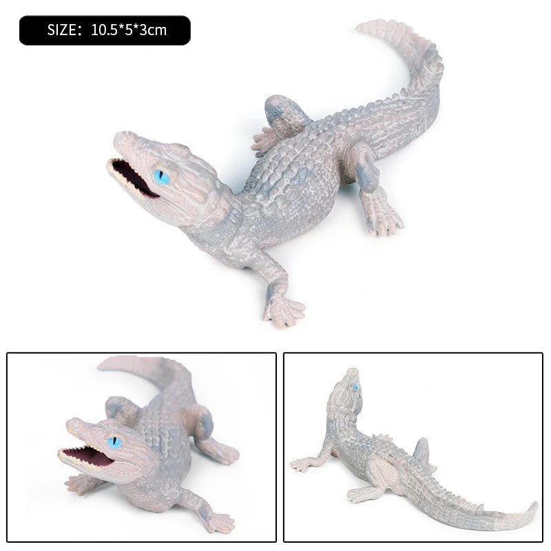 Sarcosuchus Crocodile Action Figure – Hand - Painted Wild Animal Model - Onlytenbucks.com