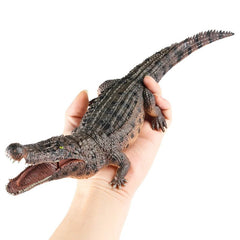 Sarcosuchus Crocodile Action Figure – Hand - Painted Wild Animal Model - Onlytenbucks.com