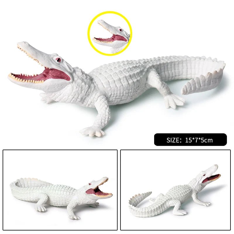 Sarcosuchus Crocodile Action Figure – Hand - Painted Wild Animal Model - Onlytenbucks.com