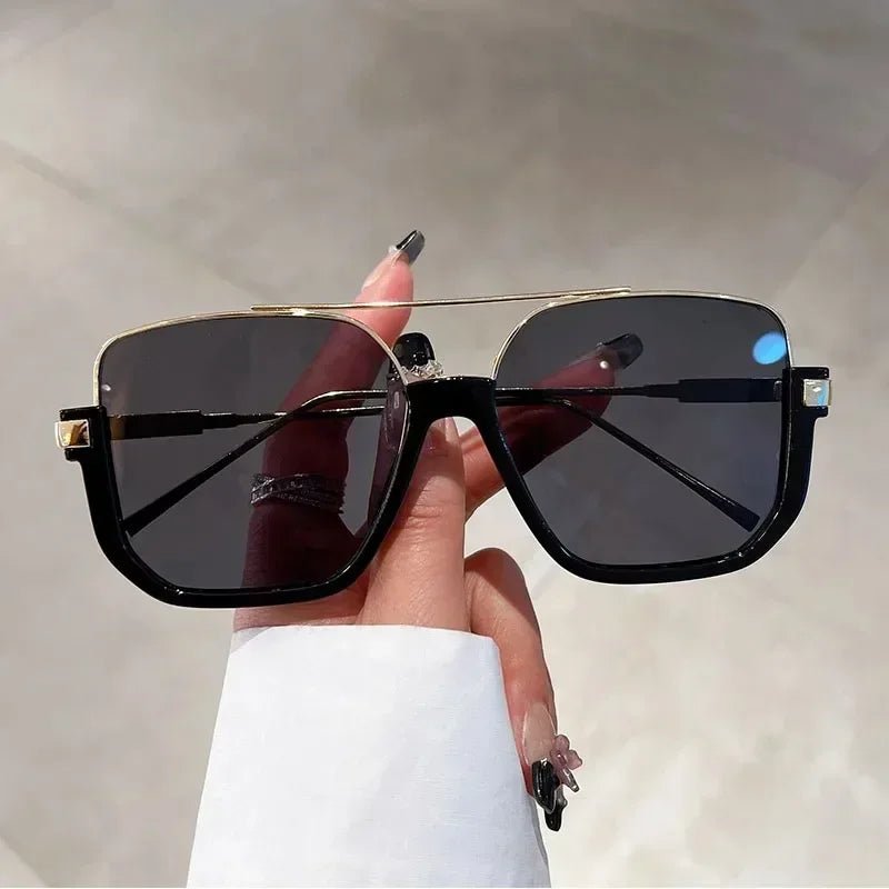 Unisex Oversized Square Sunglasses – UV400 Vintage Outdoor Eyewear - Onlytenbucks.com