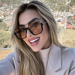 Unisex Oversized Square Sunglasses – UV400 Vintage Outdoor Eyewear - Onlytenbucks.com