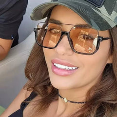 Unisex Oversized Square Sunglasses – UV400 Vintage Outdoor Eyewear - Onlytenbucks.com
