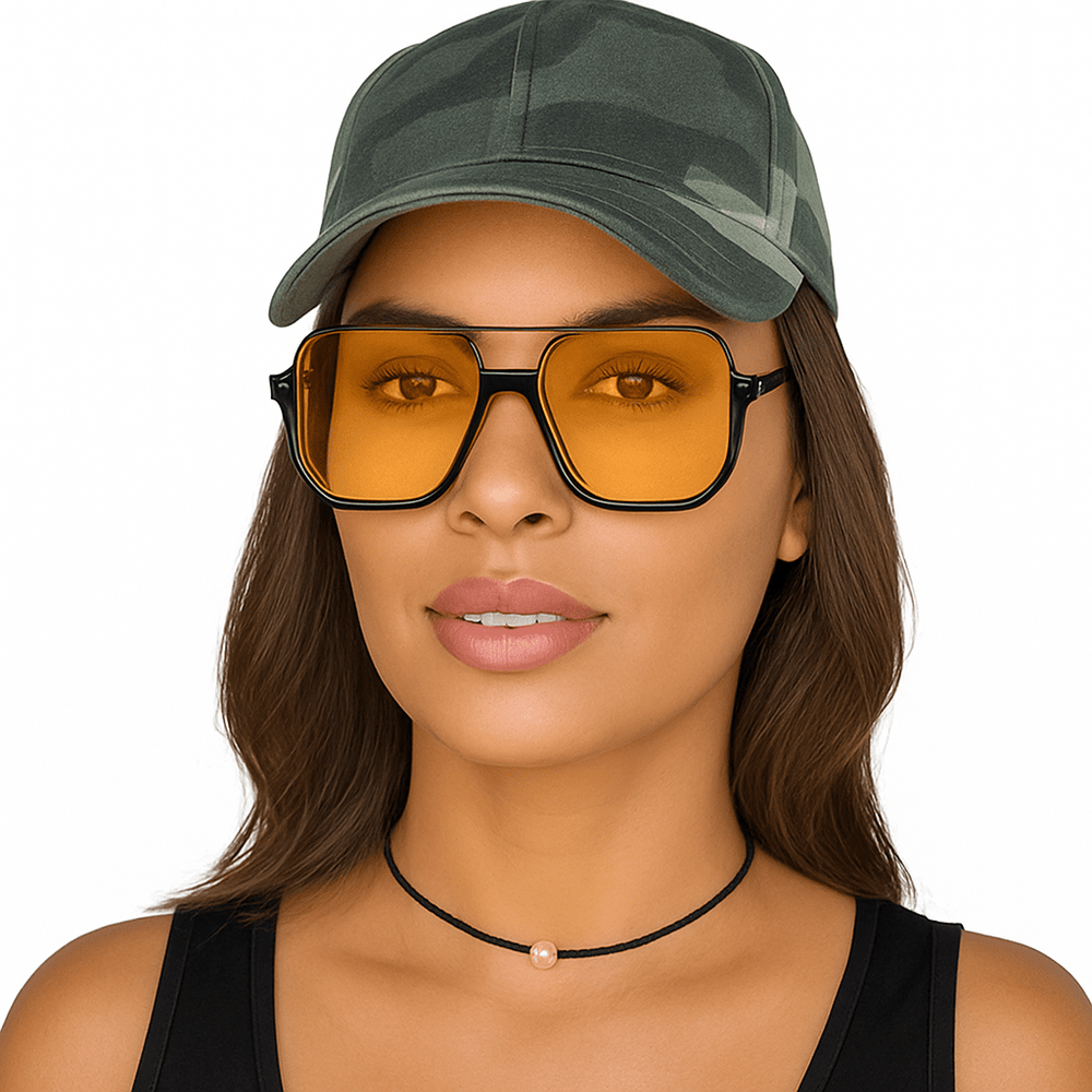 Unisex Oversized Square Sunglasses – UV400 Vintage Outdoor Eyewear - Onlytenbucks.com