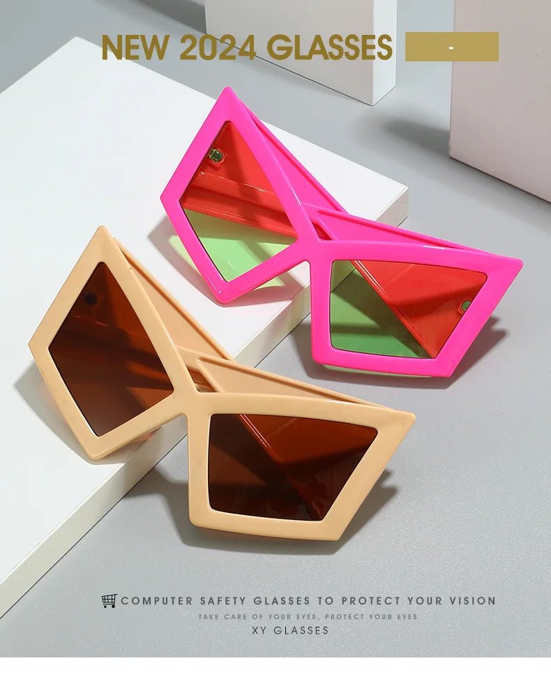 Oversized Cat Eye Big Frame Sunglasses - Onlytenbucks.com