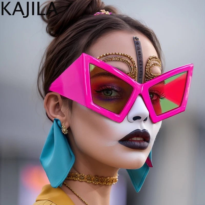 Oversized Cat Eye Big Frame Sunglasses - Onlytenbucks.com