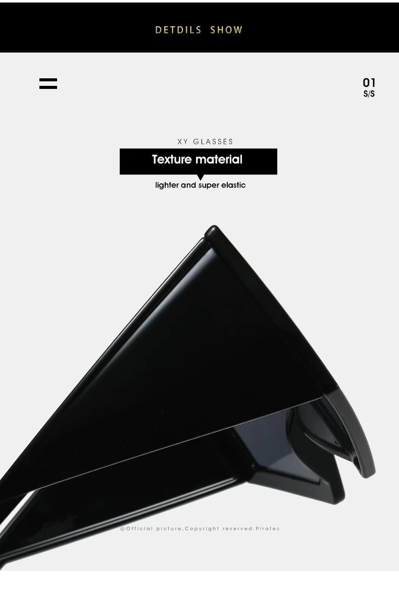 Oversized Cat Eye Big Frame Sunglasses - Onlytenbucks.com