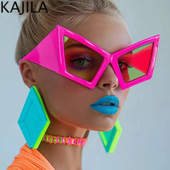 Oversized Cat Eye Big Frame Sunglasses - Onlytenbucks.com
