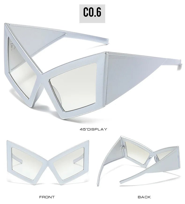 Oversized Cat Eye Big Frame Sunglasses - Onlytenbucks.com