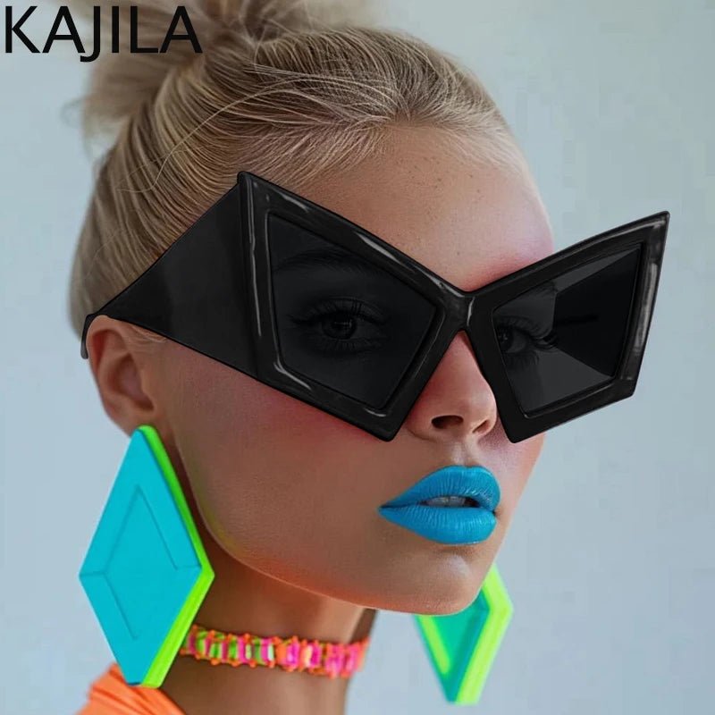 Oversized Cat Eye Big Frame Sunglasses - Onlytenbucks.com