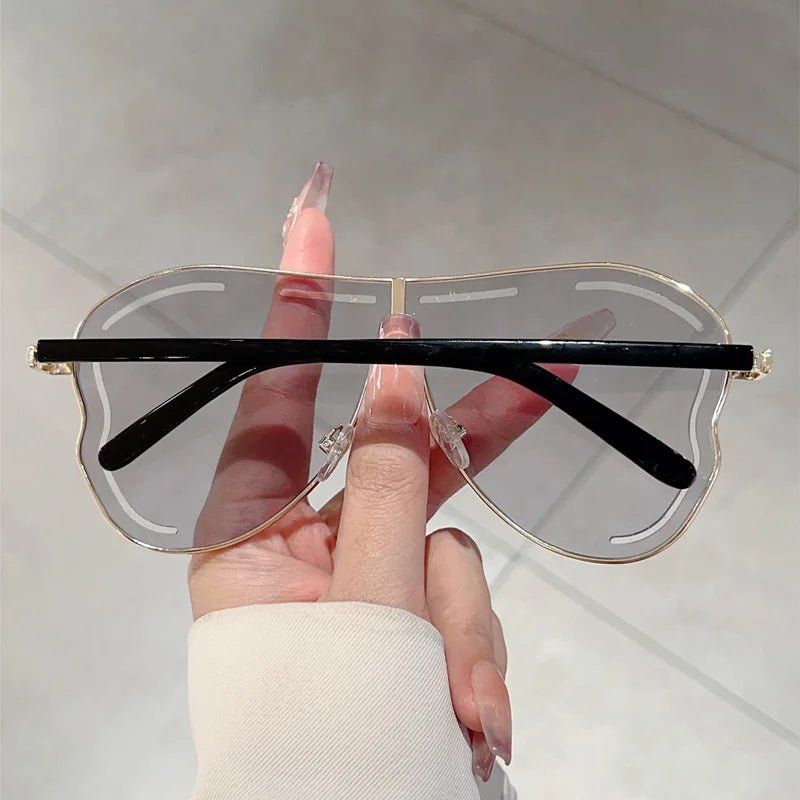 Oversized One - Piece Sunglasses UV400 - Onlytenbucks.com