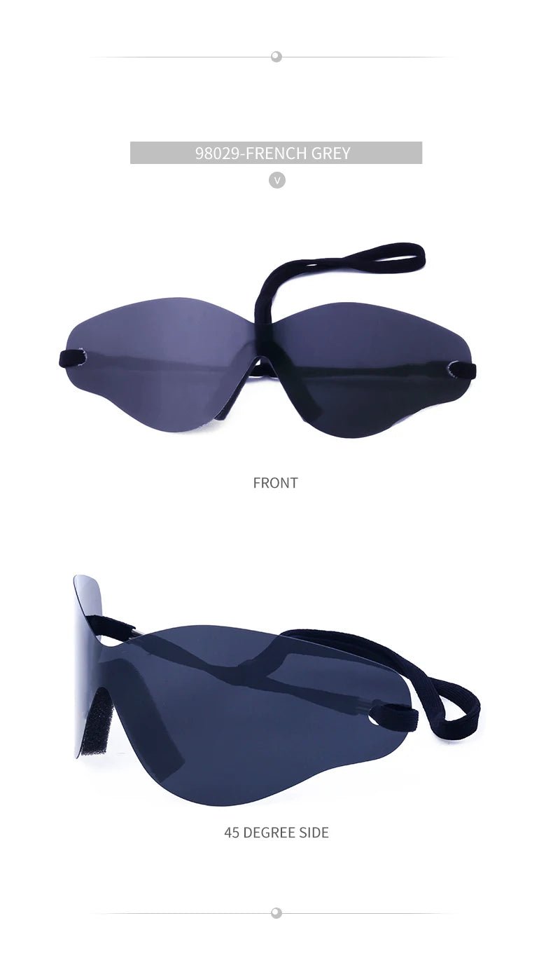 Oversized Punk Rimless Unisex Sunglasses - Onlytenbucks.com
