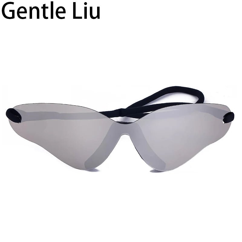 Oversized Punk Rimless Unisex Sunglasses - Onlytenbucks.com