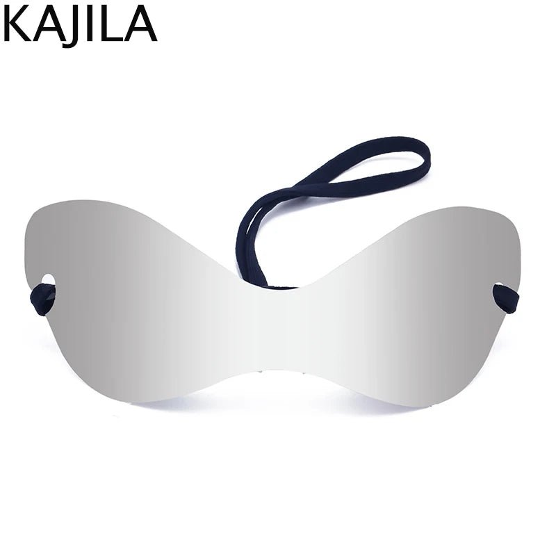 Oversized Punk Rimless Unisex Sunglasses - Onlytenbucks.com