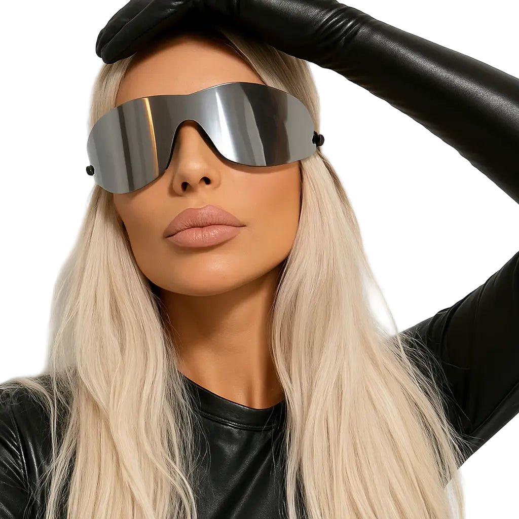 Oversized Punk Rimless Unisex Sunglasses - Onlytenbucks.com