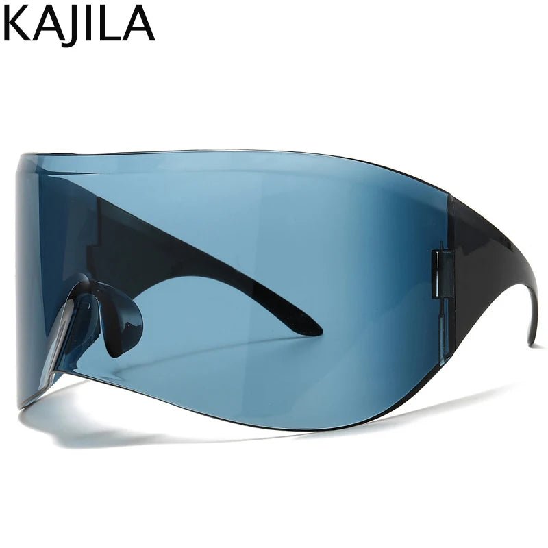Oversized Rectangle Mask Sunglasses - Onlytenbucks.com