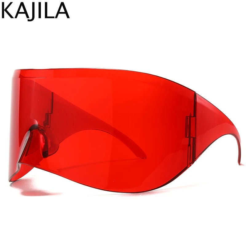 Oversized Rectangle Mask Sunglasses - Onlytenbucks.com