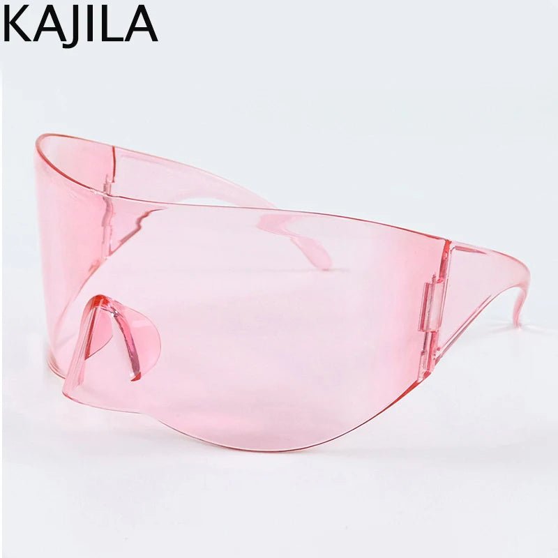 Oversized Rectangle Mask Sunglasses - Onlytenbucks.com
