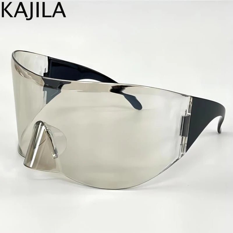 Oversized Rectangle Mask Sunglasses - Onlytenbucks.com