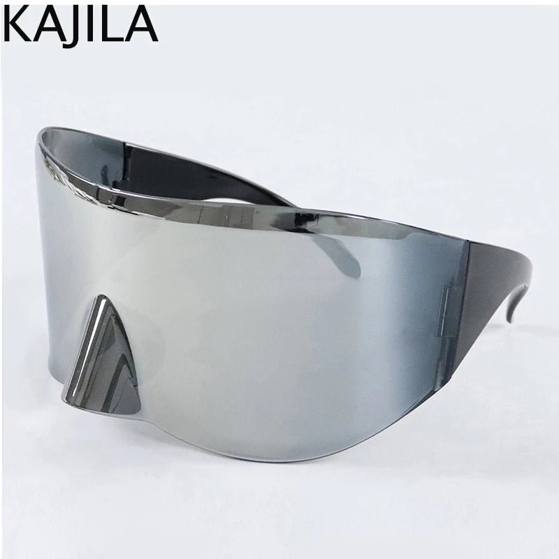 Oversized Rectangle Mask Sunglasses - Onlytenbucks.com