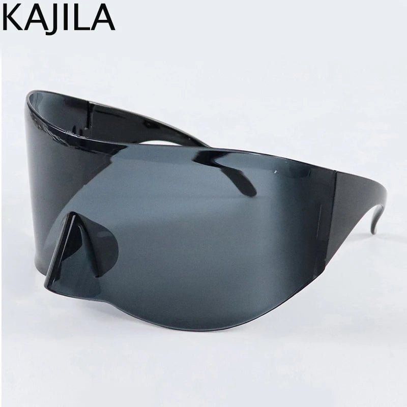 Oversized Rectangle Mask Sunglasses - Onlytenbucks.com