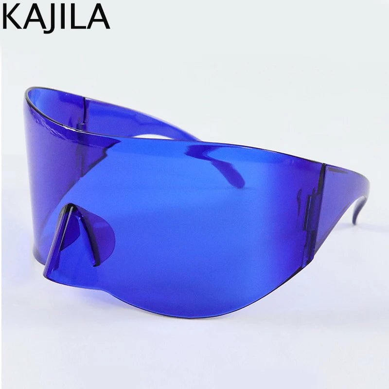 Oversized Rectangle Mask Sunglasses - Onlytenbucks.com
