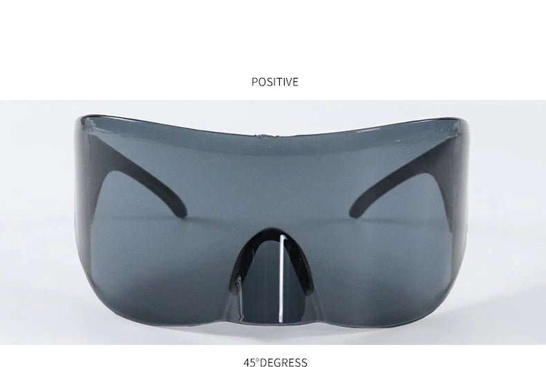 Oversized Rectangle Mask Sunglasses - Onlytenbucks.com