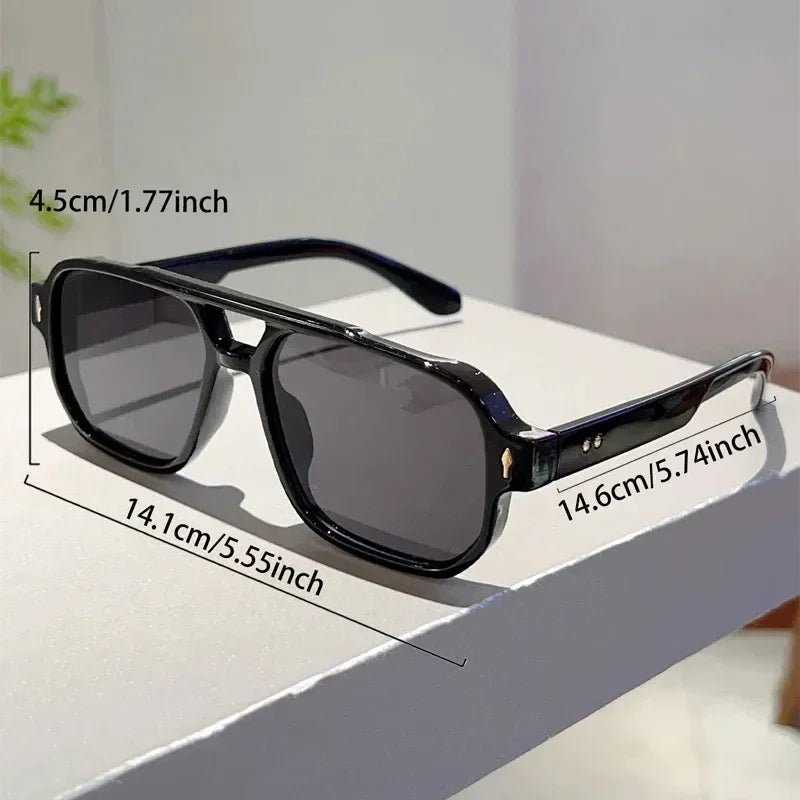Vintage Square Unisex Sunglasses – UV400 Gradient Lenses - Onlytenbucks.com