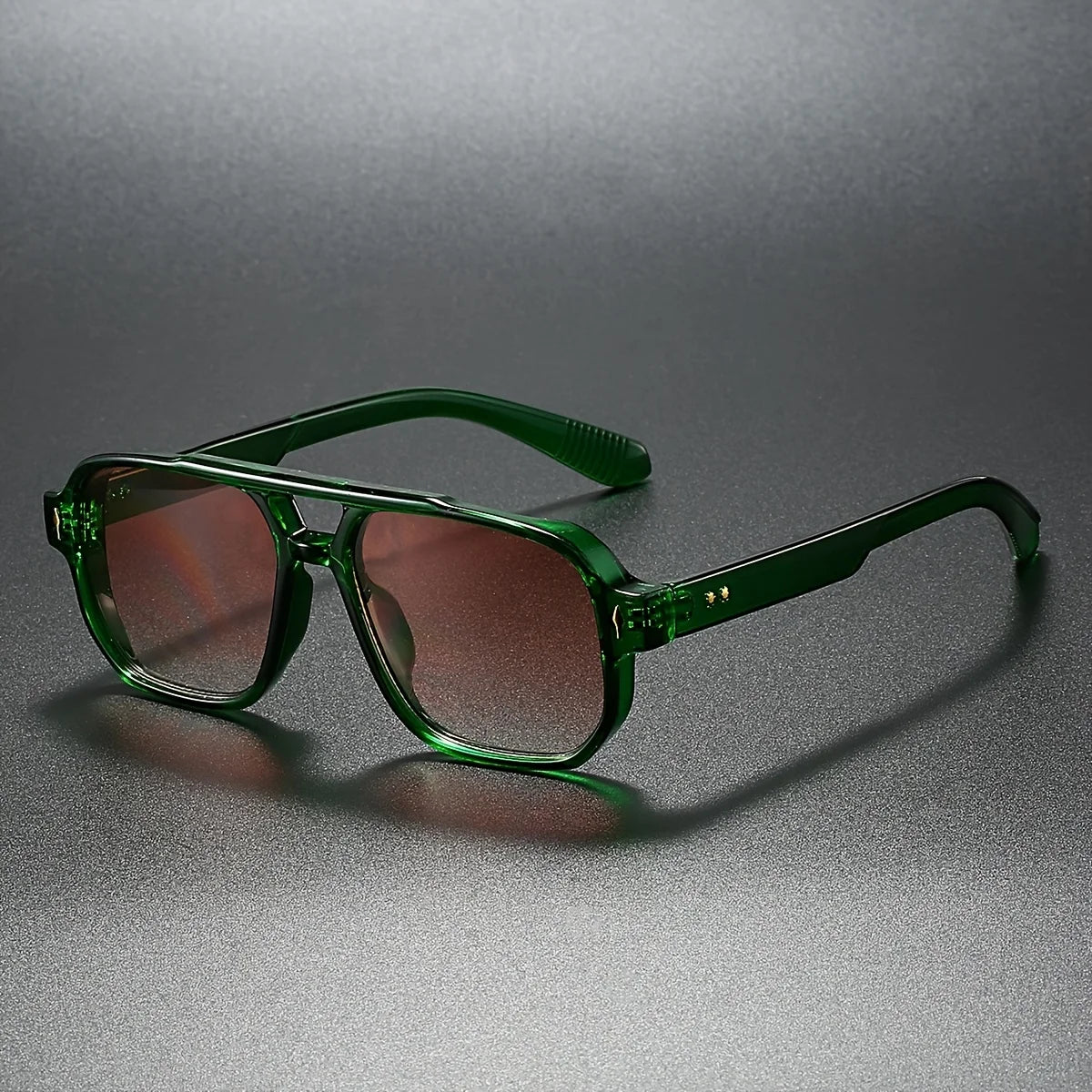 Vintage Square Unisex Sunglasses – UV400 Gradient Lenses - Onlytenbucks.com