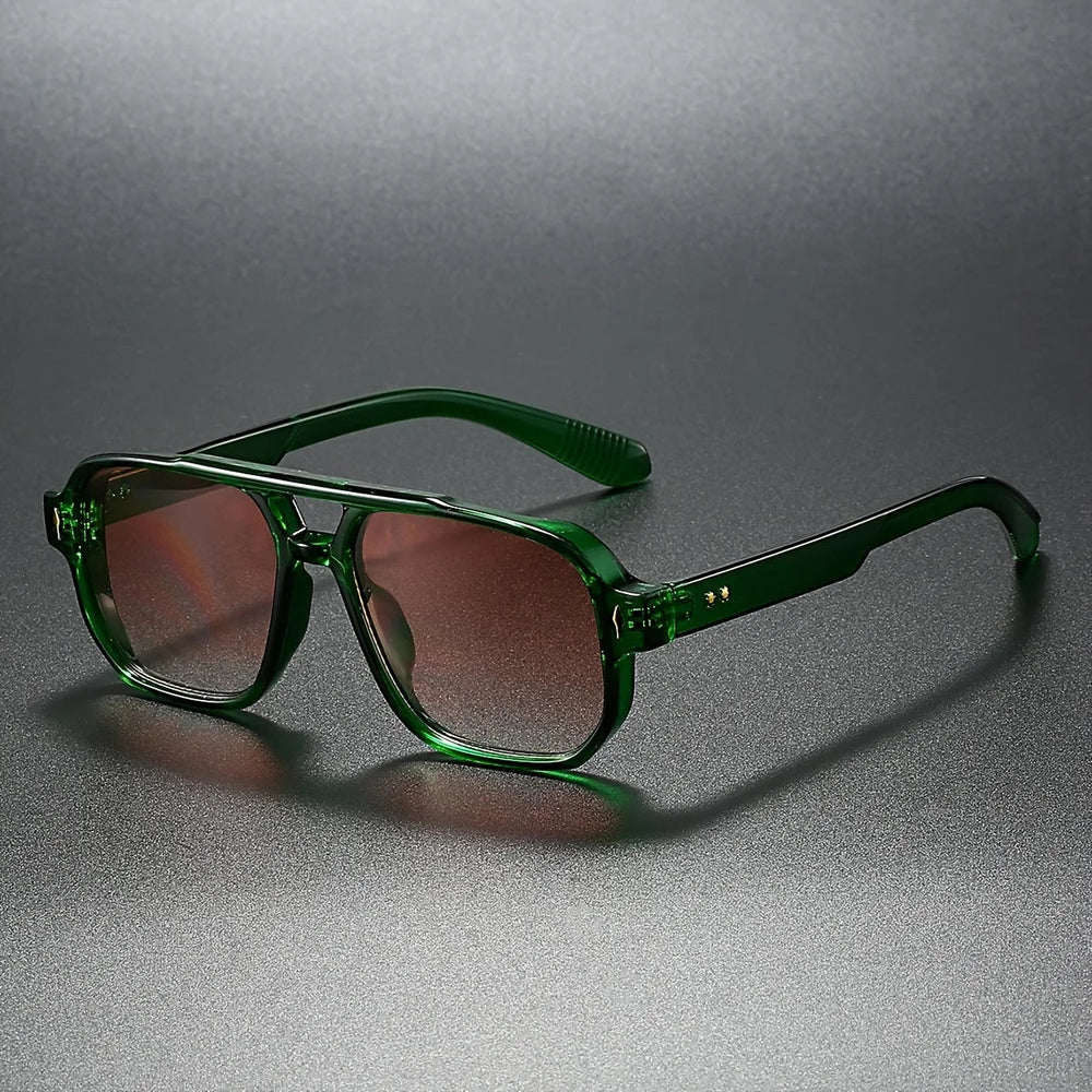 Vintage Square Unisex Sunglasses – UV400 Gradient Lenses - Onlytenbucks.com