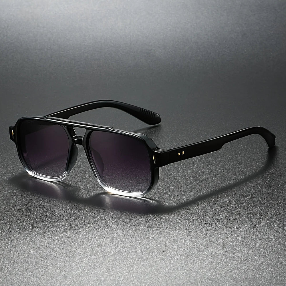 Vintage Square Unisex Sunglasses – UV400 Gradient Lenses - Onlytenbucks.com