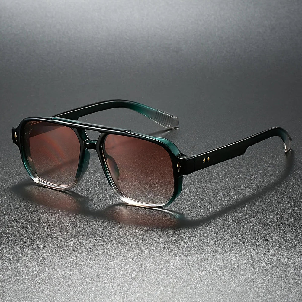Vintage Square Unisex Sunglasses – UV400 Gradient Lenses - Onlytenbucks.com