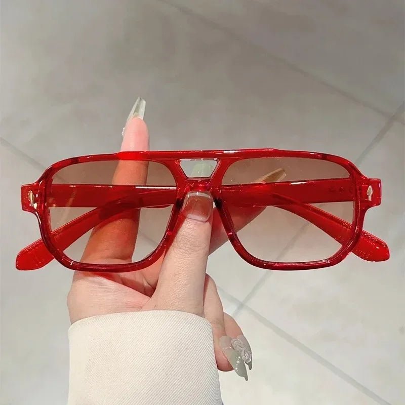 Vintage Square Unisex Sunglasses – UV400 Gradient Lenses - Onlytenbucks.com