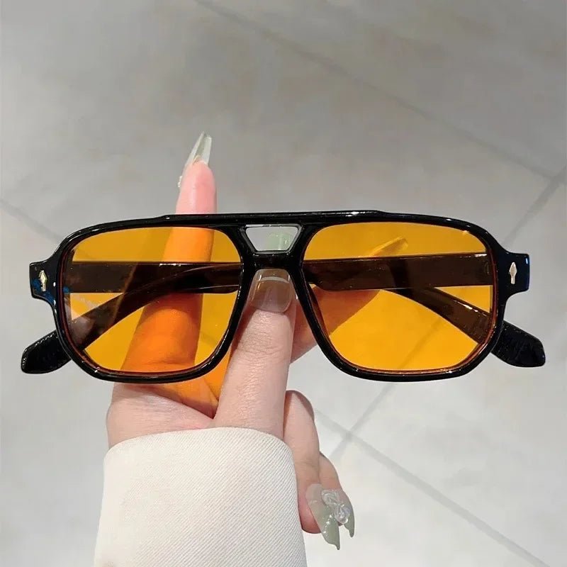 Vintage Square Unisex Sunglasses – UV400 Gradient Lenses - Onlytenbucks.com