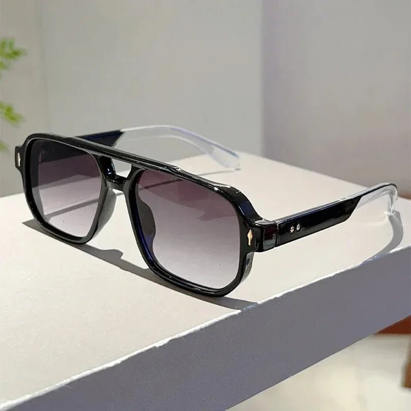Vintage Square Unisex Sunglasses – UV400 Gradient Lenses - Onlytenbucks.com