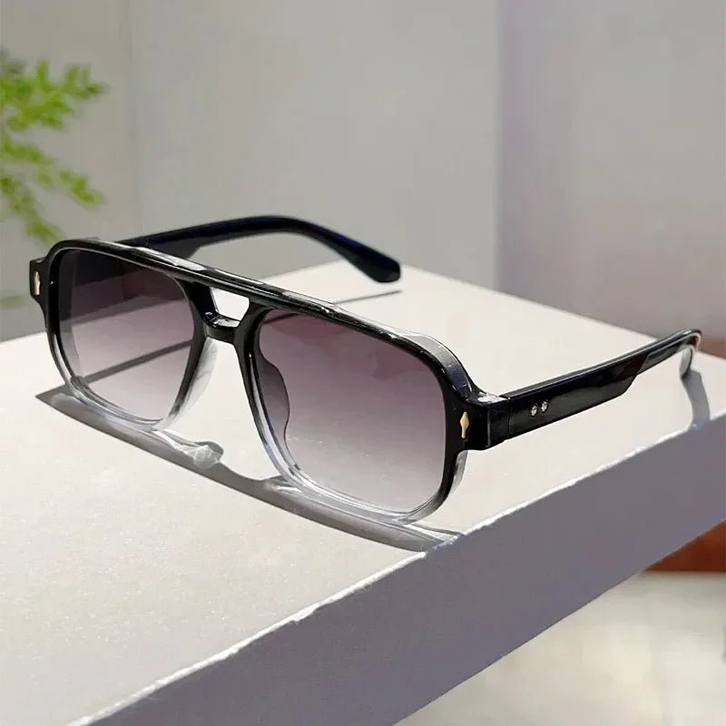 Vintage Square Unisex Sunglasses – UV400 Gradient Lenses - Onlytenbucks.com