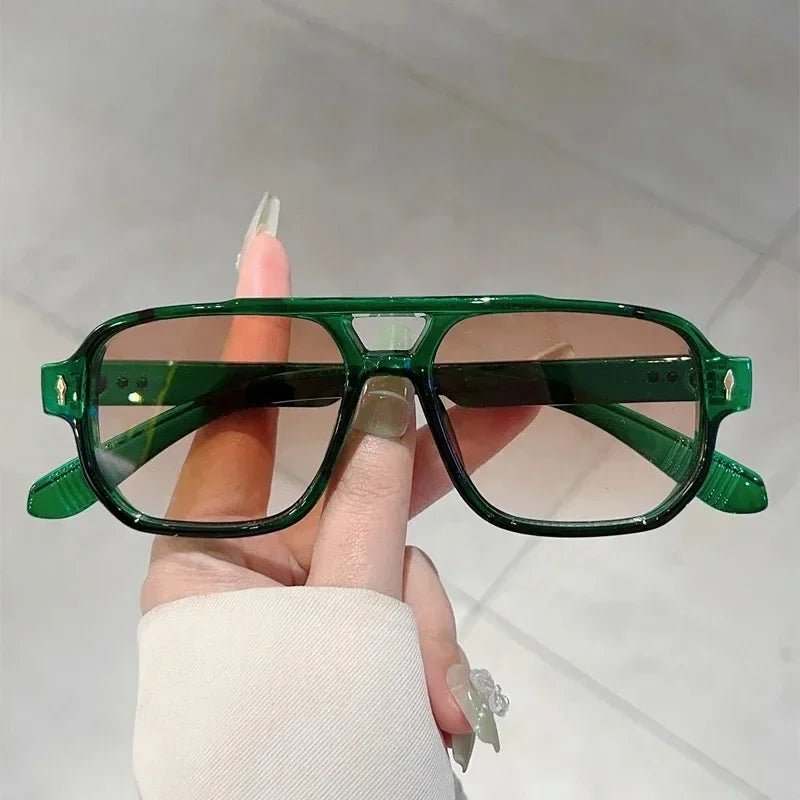 Vintage Square Unisex Sunglasses – UV400 Gradient Lenses - Onlytenbucks.com