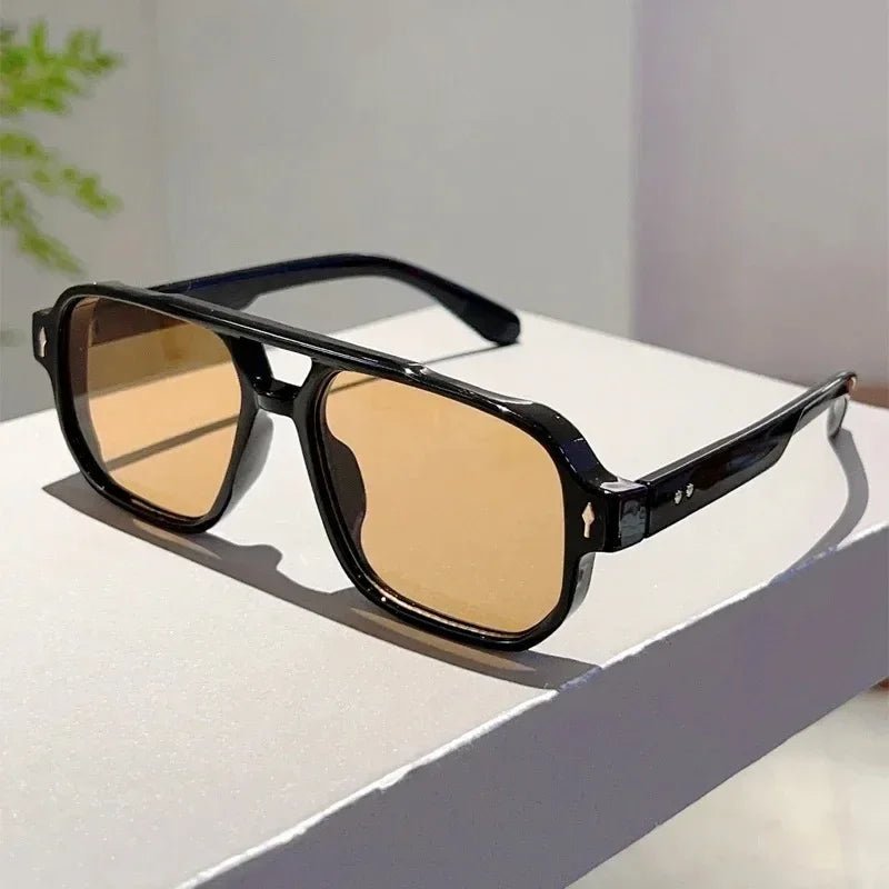 Vintage Square Unisex Sunglasses – UV400 Gradient Lenses - Onlytenbucks.com