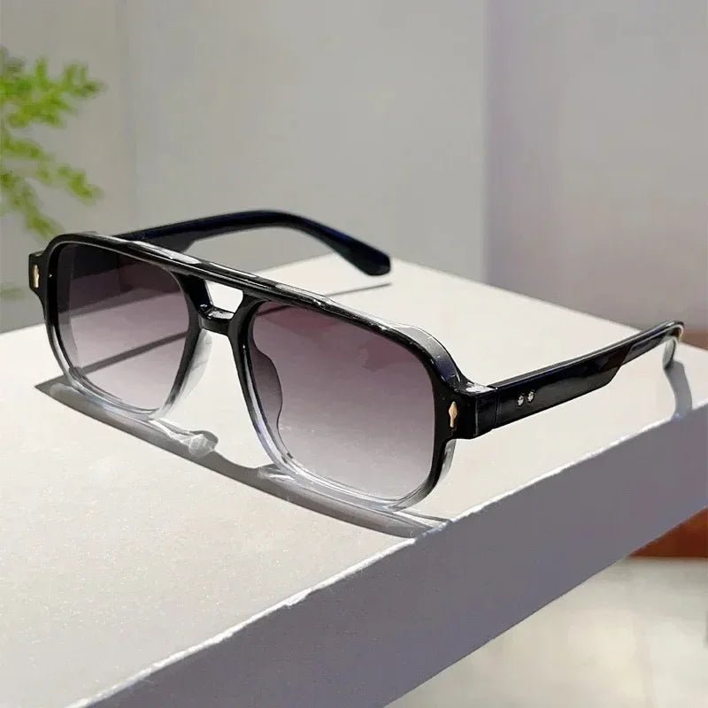 Vintage Square Unisex Sunglasses – UV400 Gradient Lenses - Onlytenbucks.com